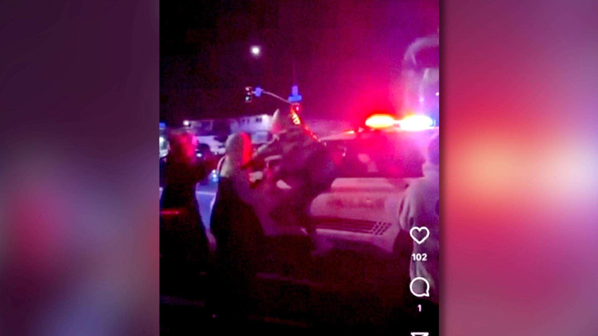 California Teenager Arrested After Crowd Pounded and Kicked Deputy’s Car