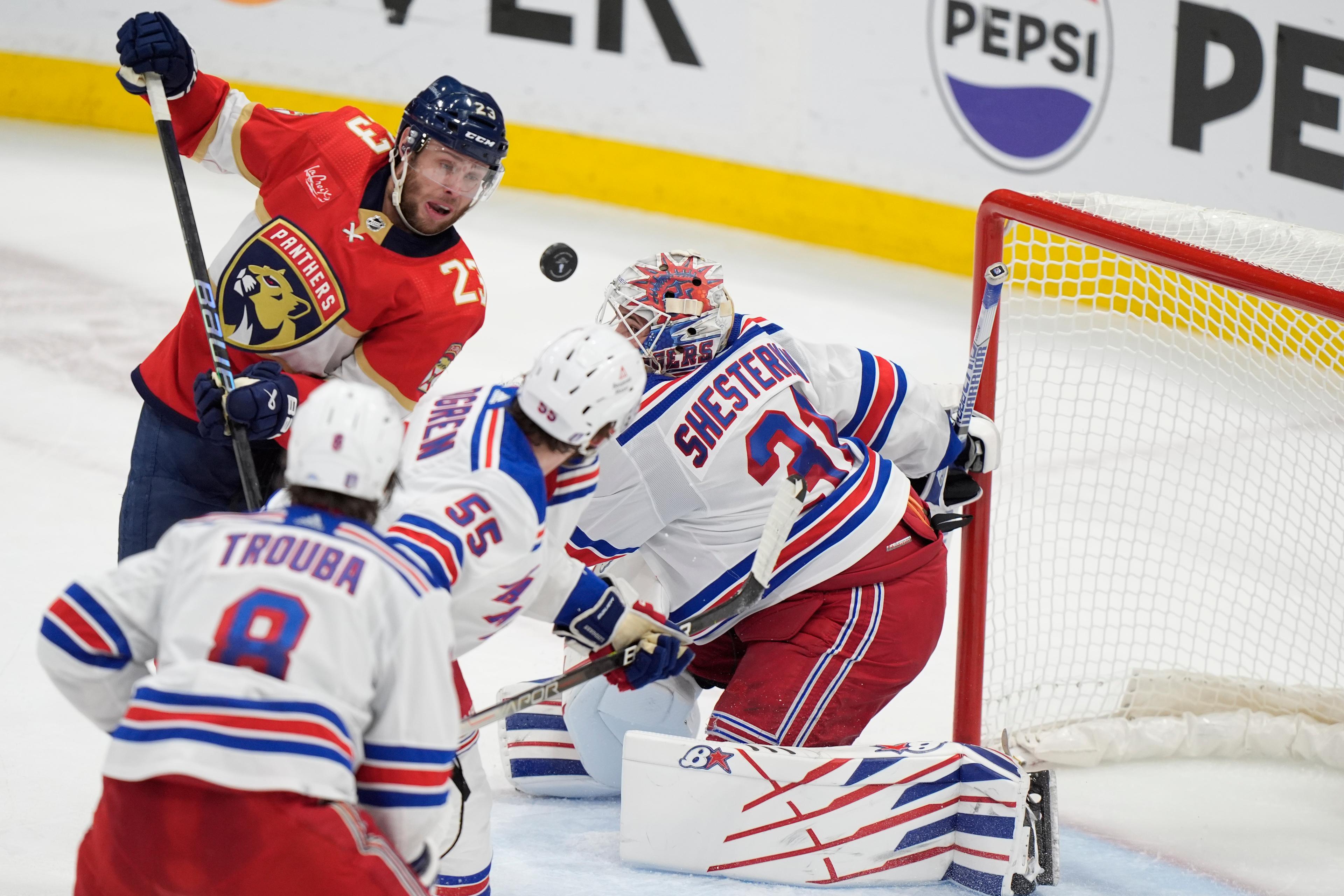Reinhart’s Overtime Goal Gets Panthers Even With Rangers in Eastern Conference Final