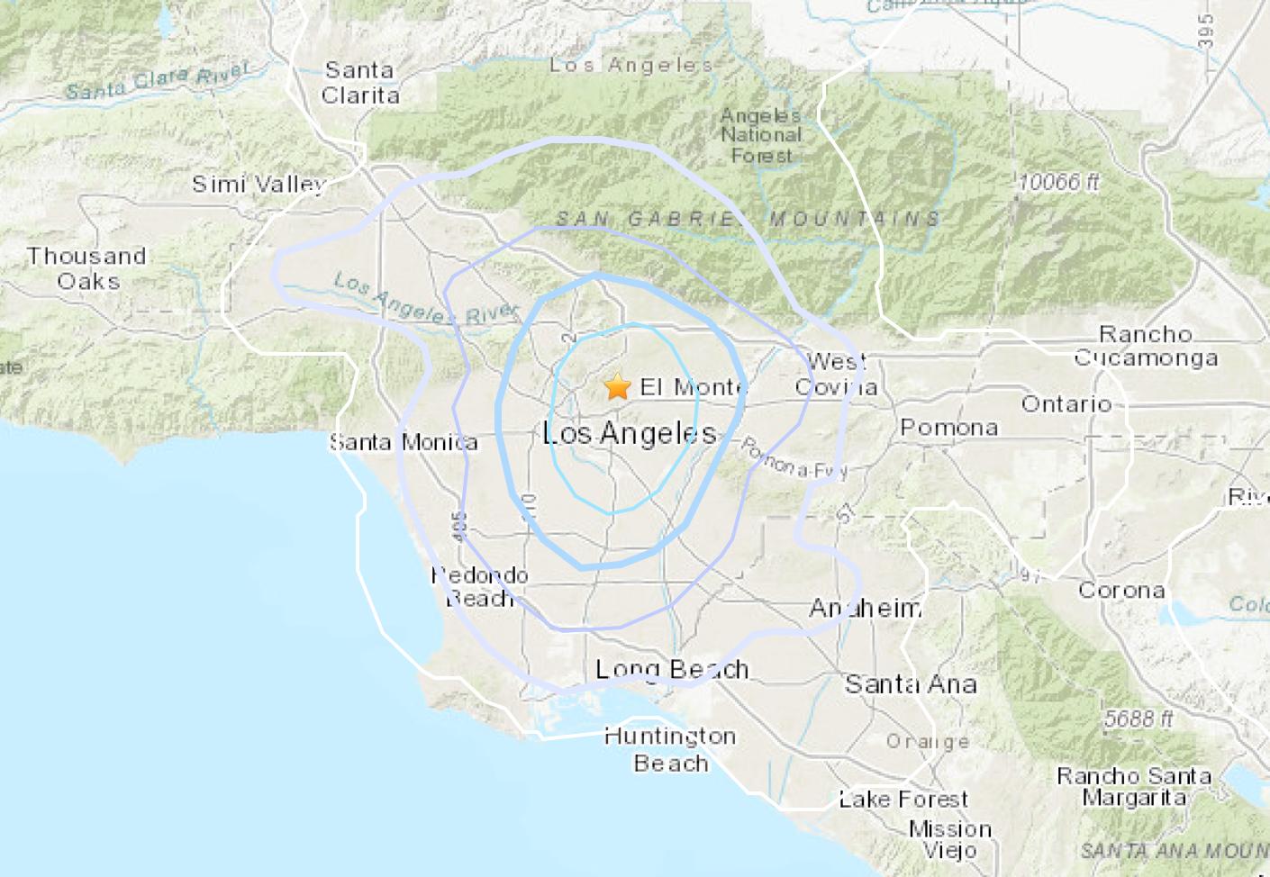 Magnitude-3.5 Earthquake Briefly Jostles Los Angeles Area