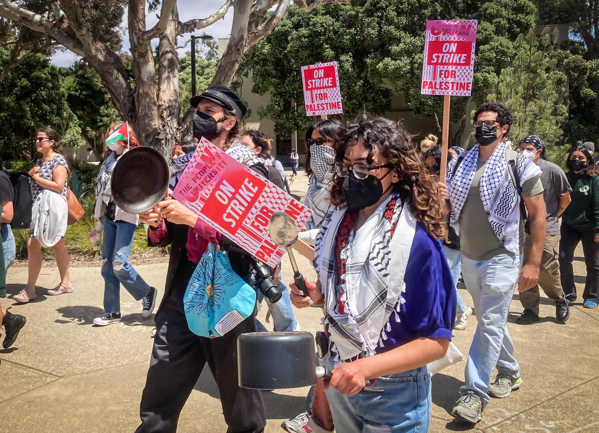 UC San Diego Unionized Workers Strike in Response to Protest Crackdowns