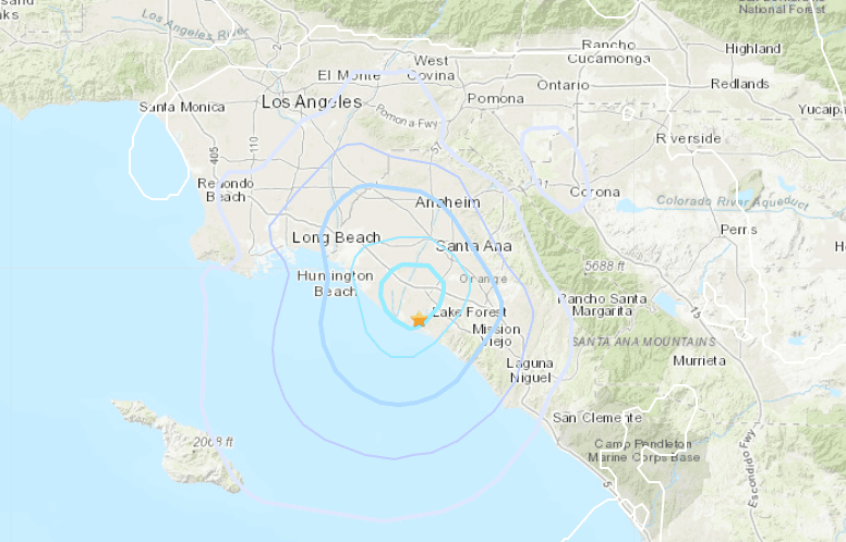 2 Small Earthquakes Rattle Parts of Orange County