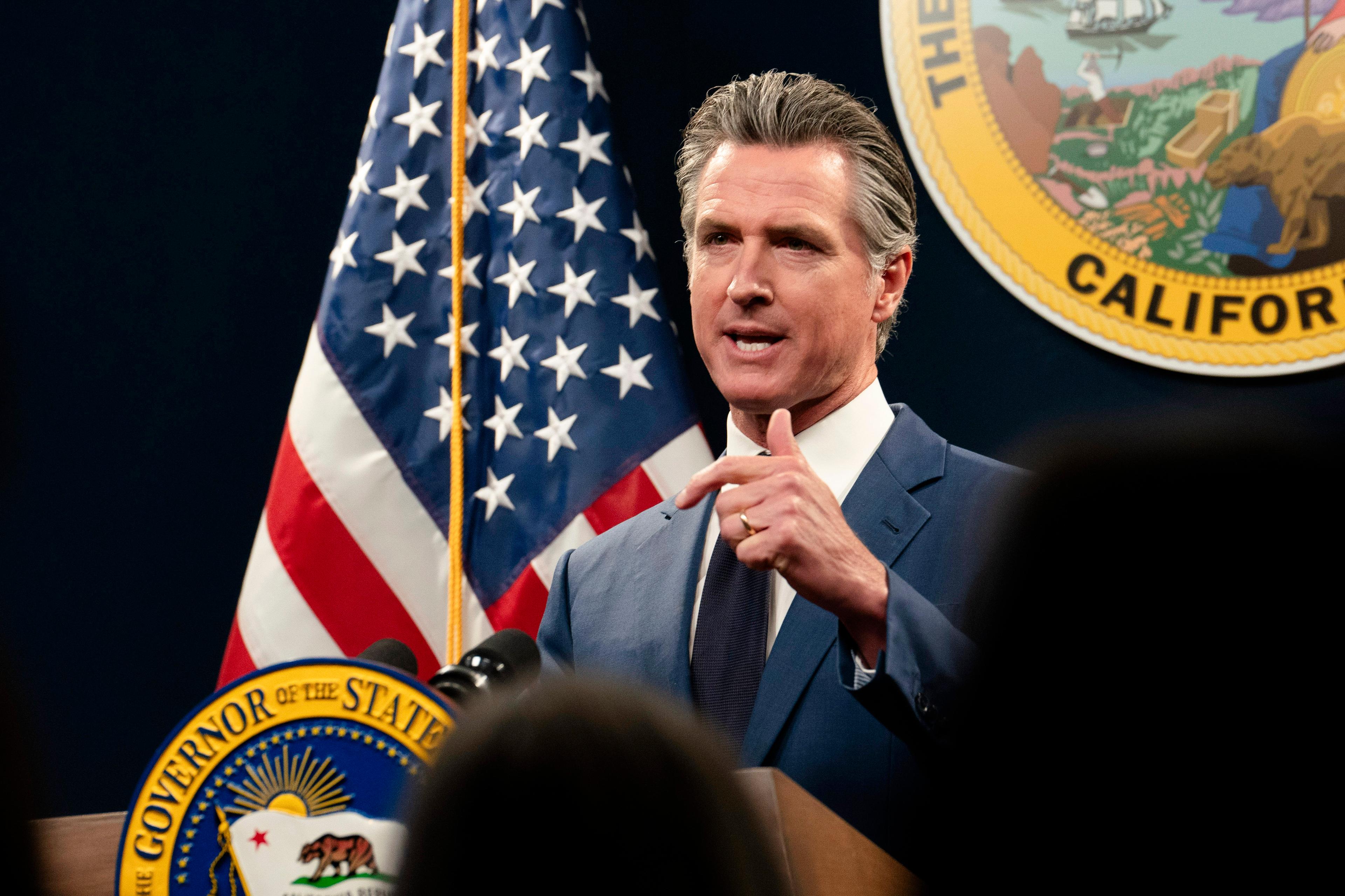 Newsom’s State of the State Address Mixes in National Politics