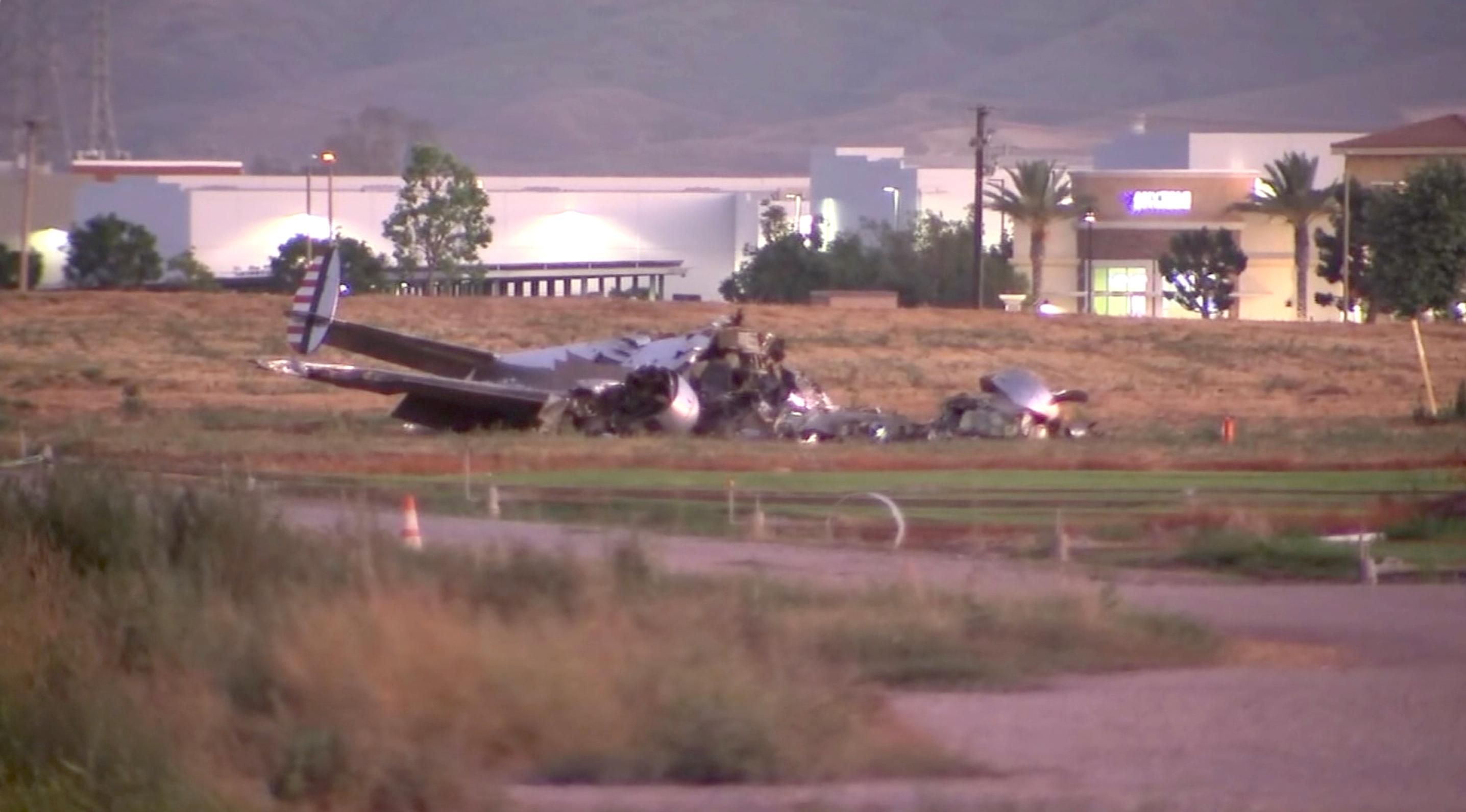 2 Killed When Vintage Plane Crashes During Father’s Day Event at