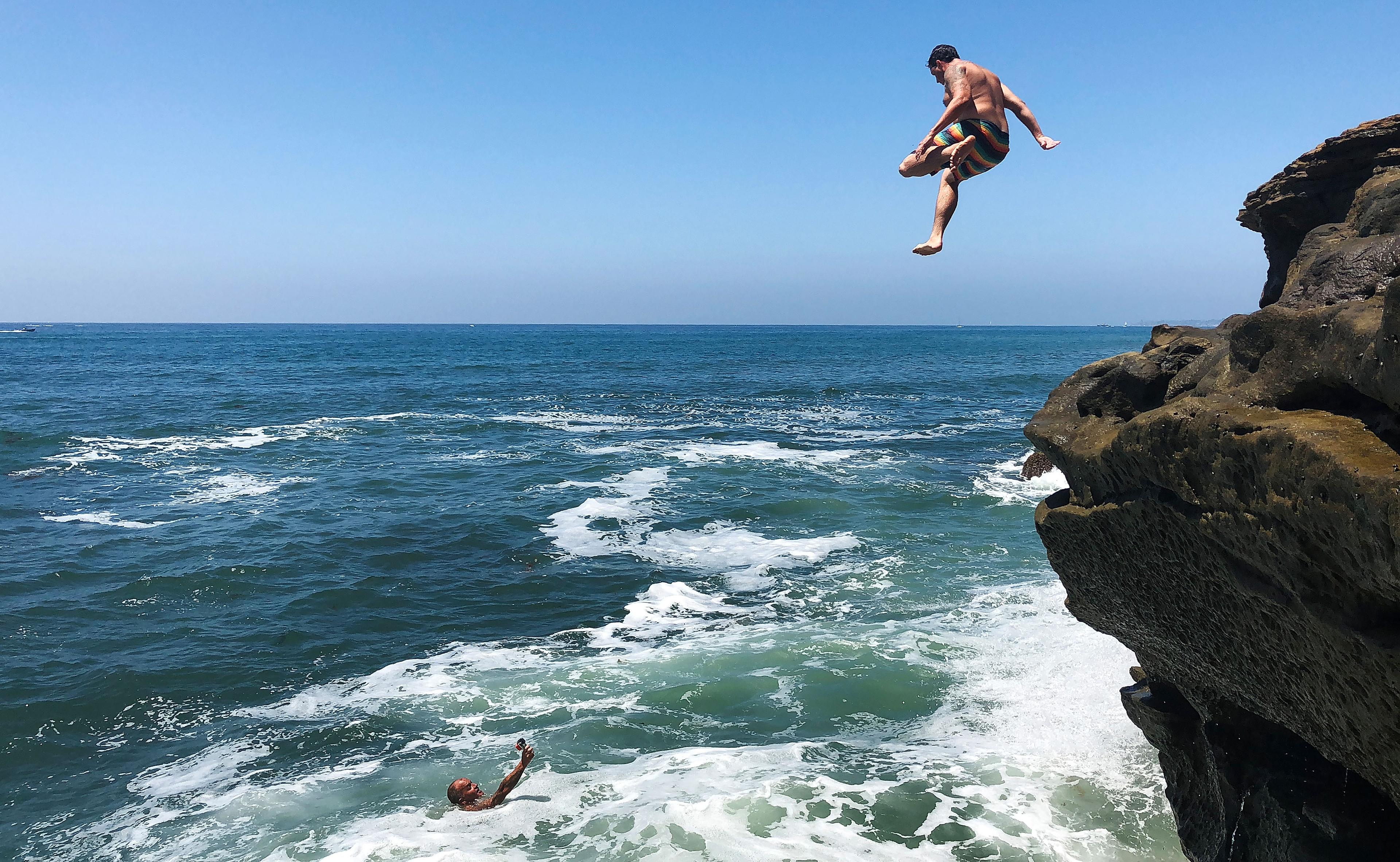 2 Trapped Men Rescued From Cave After Jumping Off Sunset Cliffs