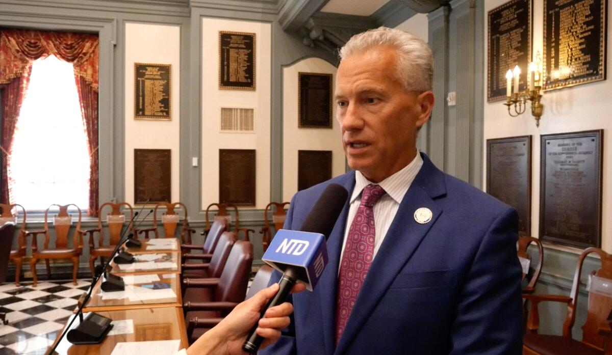 Delaware state Rep. Lyndon Yearick speaks to NTD on June 20, 2024. (Andrew Li/The Epoch Times)