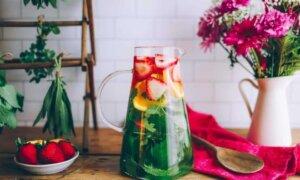 Staying Hydrated With Fruit-and-Herb-Infused Electrolyte Water