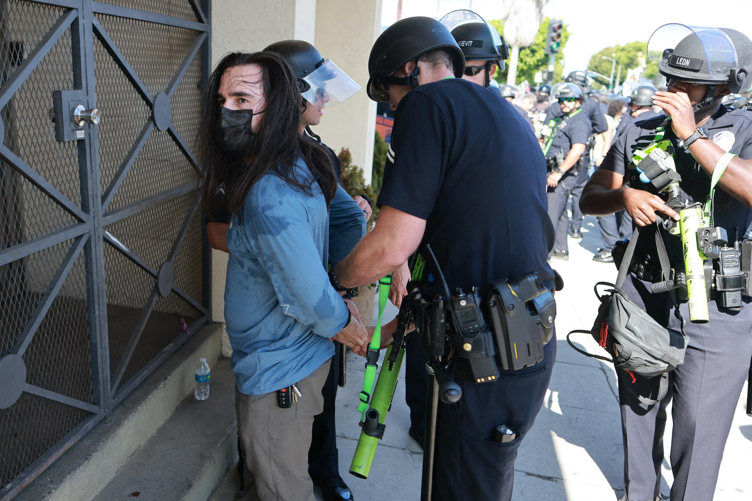 LAPD Chief Promises to Work With Community on Safety Concerns After Clashes at Synagogue