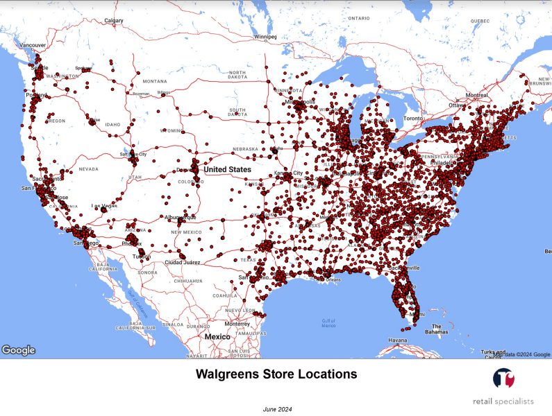 (Source: Retail Specialists / Map of U.S. Walgreens locations)