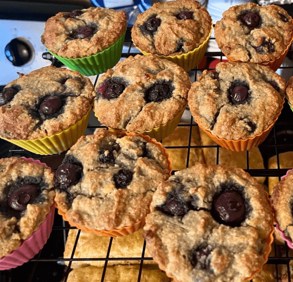 Blueberry muffins. (Courtesy of JillyBean’s Keto Bakery)