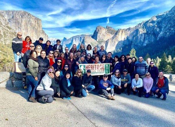 A group of hikers at Yosemite National Park. (Courtesy of Bill Furey)