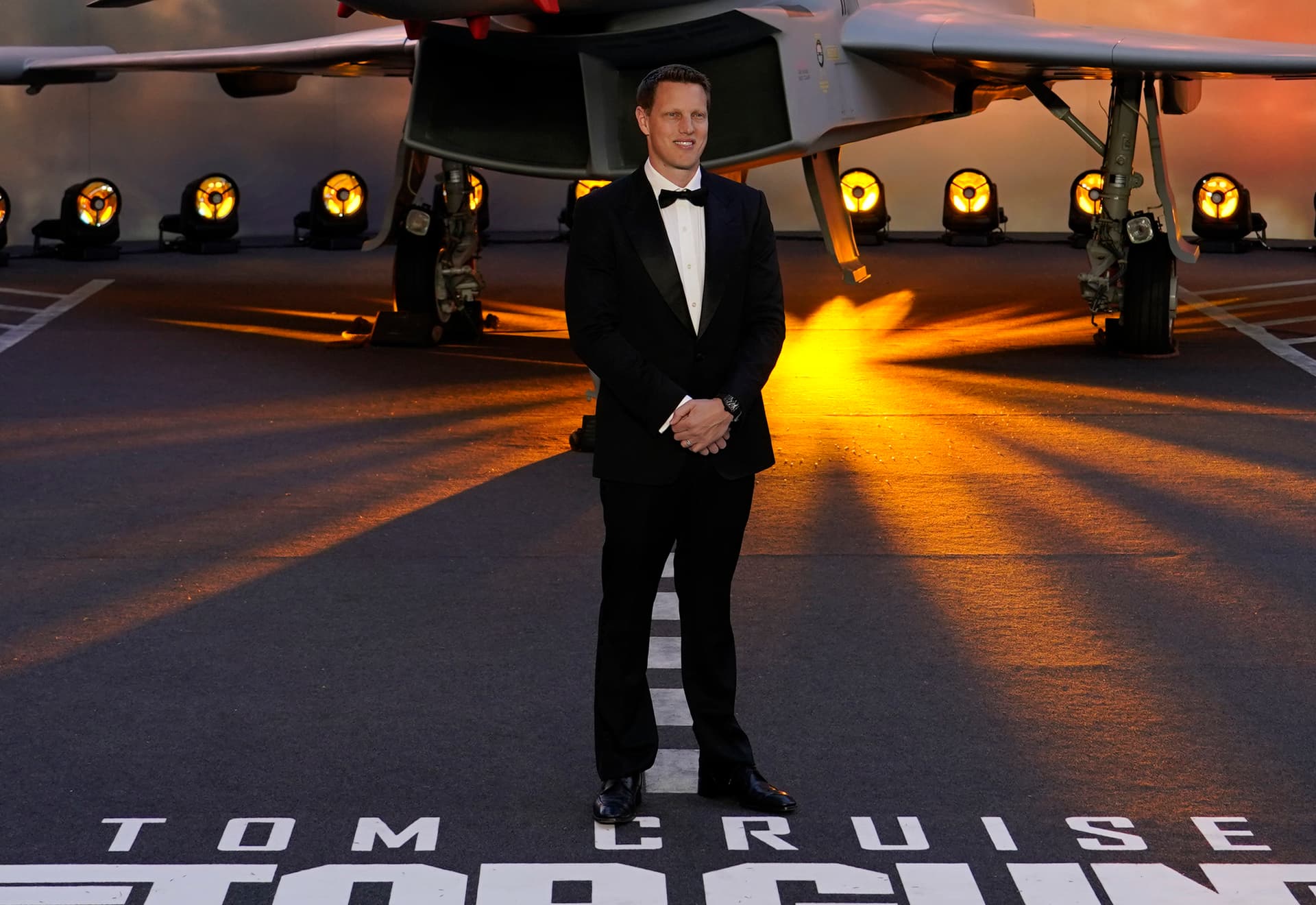 Paramount Skydance CEO David Ellison poses for the media during the “Top Gun Maverick” UK premiere at a central London cinema on May 19, 2022. (AP Photo/Alberto Pezzali)