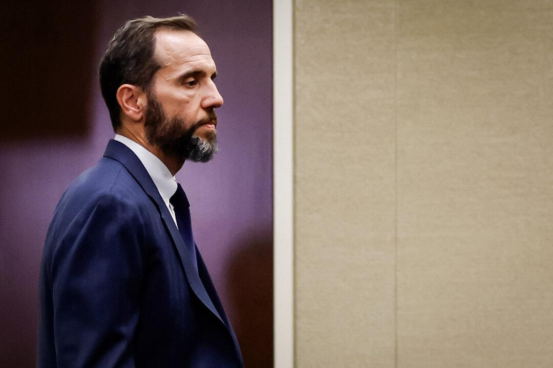 Special counsel Jack Smith arrives to deliver remarks on an indictment against former President Donald Trump at the Justice Department in Washington on June 9, 2023. Mr. Smith is the prosecutor in former President Trump's classified documents case. (Chip Somodevilla/Getty Images)