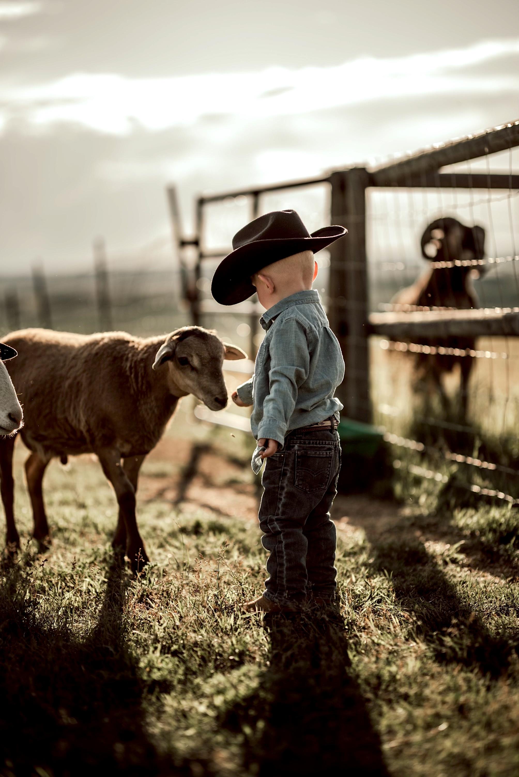 Jack helping out on the farm. (Courtesy of <a href="https://www.instagram.com/chantal.gregoryy/">Chantal Gregory</a>)