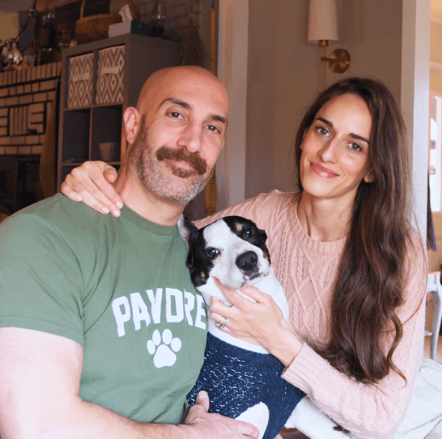 Lea with her husband, James. (Courtesy of <a href="https://www.youtube.com/littlehouseonthemountain">Little House on the Mountain</a>)