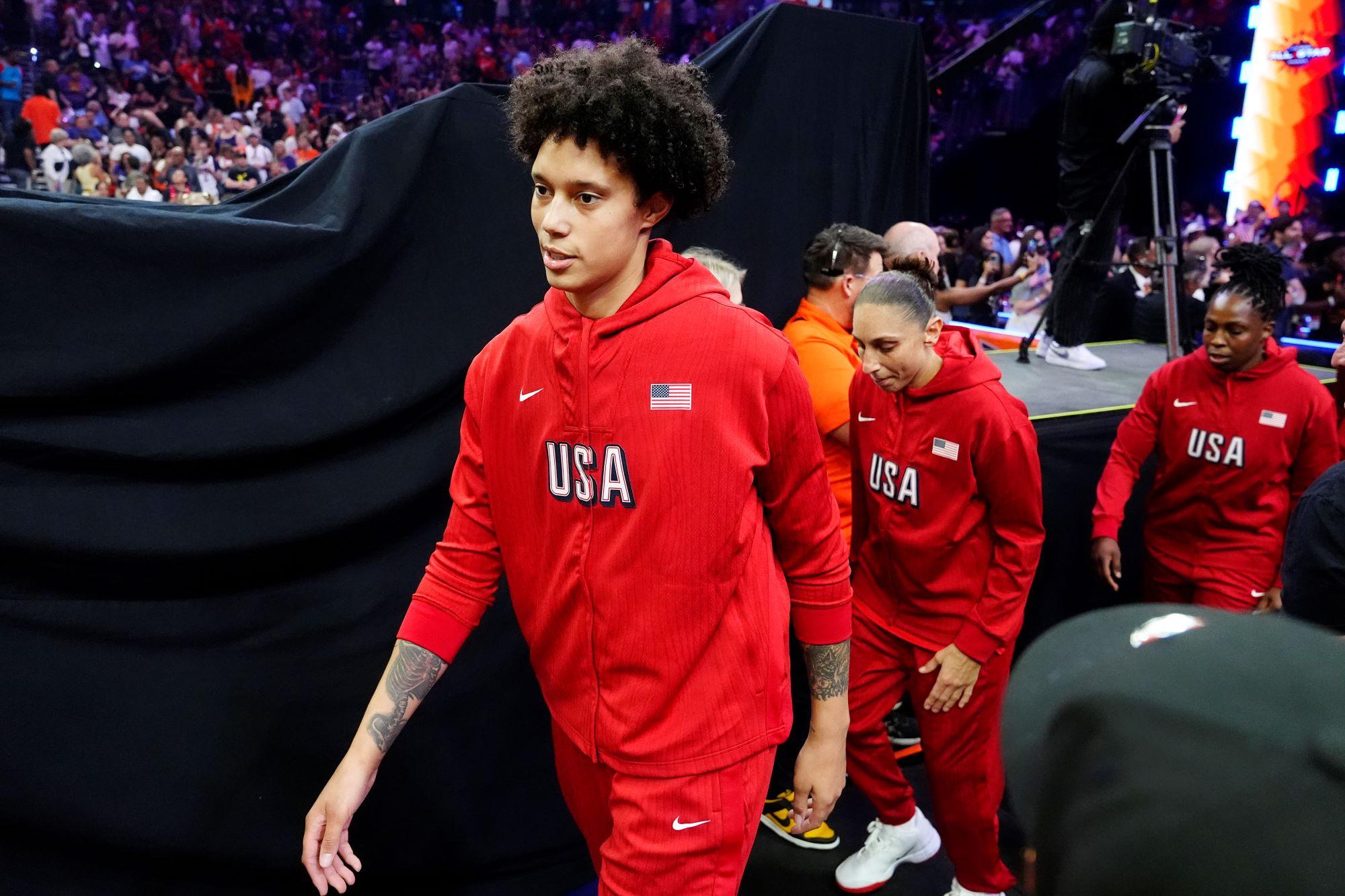 Griner Honored to Be Wearing USA Basketball Jersey Again After Time in Russian Prison