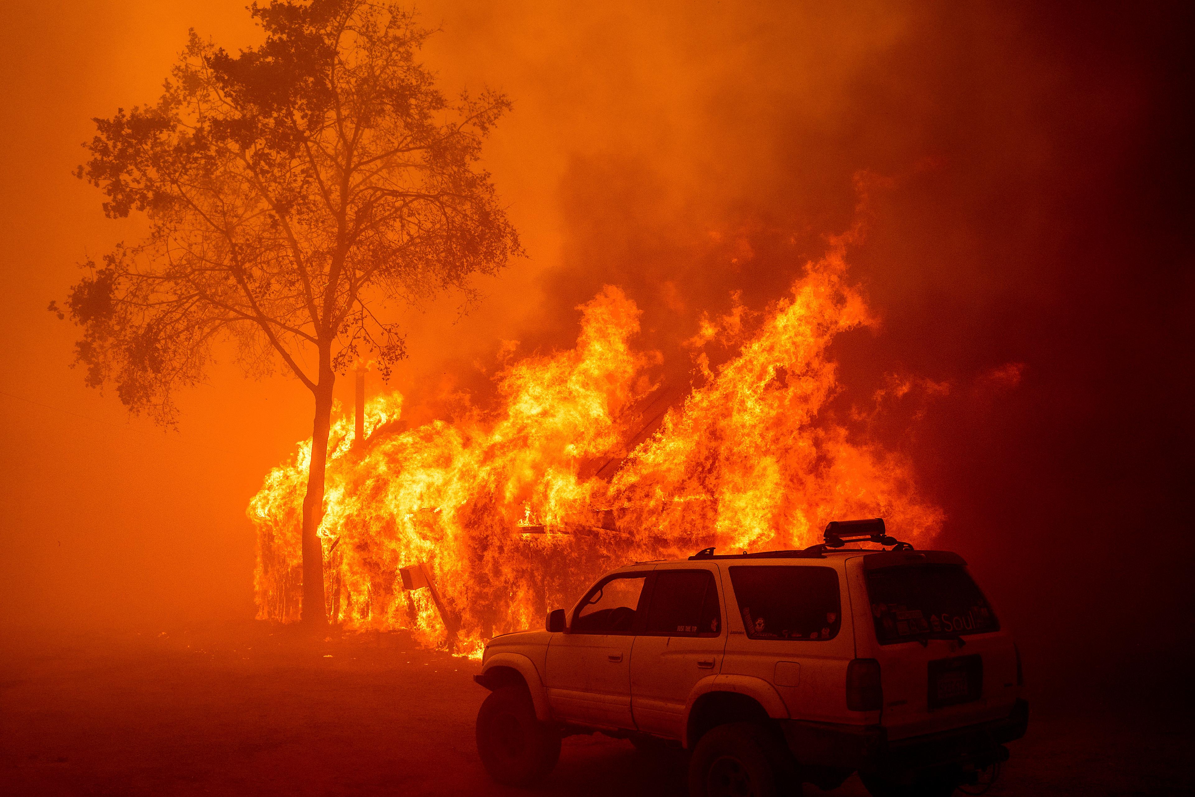 Northern California Fire Triples in Size to 280 Square Miles