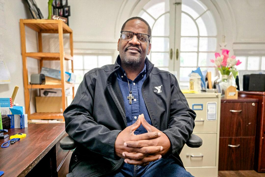 Darrien Phillips is the new director of St. Joseph Clubhouse, a program of Magnificat Houses, in Houston, on July 26, 2024. (Allan Stein/The Epoch Times)