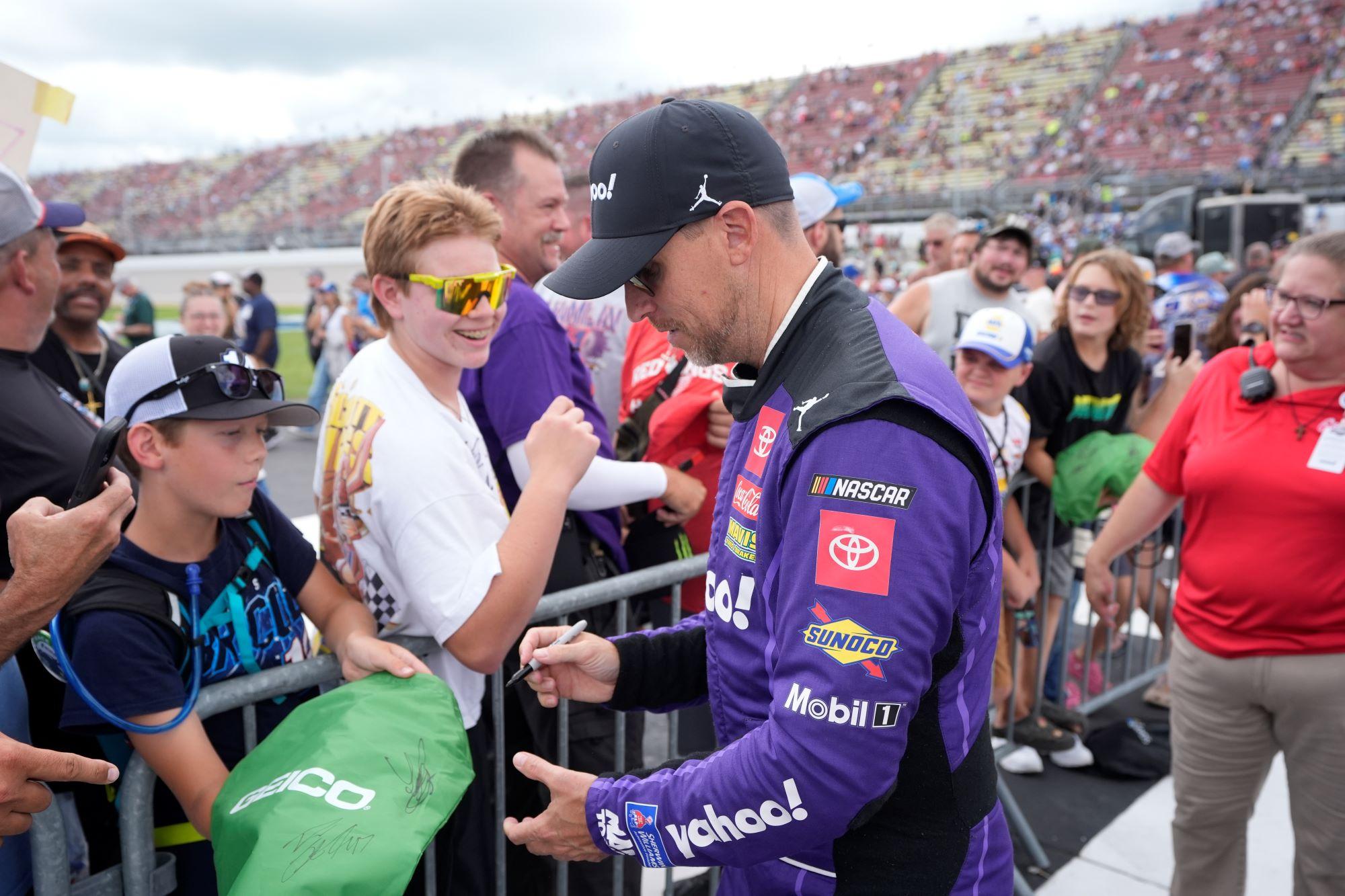 NASCAR Delivers Driver Hamlin a Hefty Penalty for What Toyota Calls a ‘Grievous Mistake’