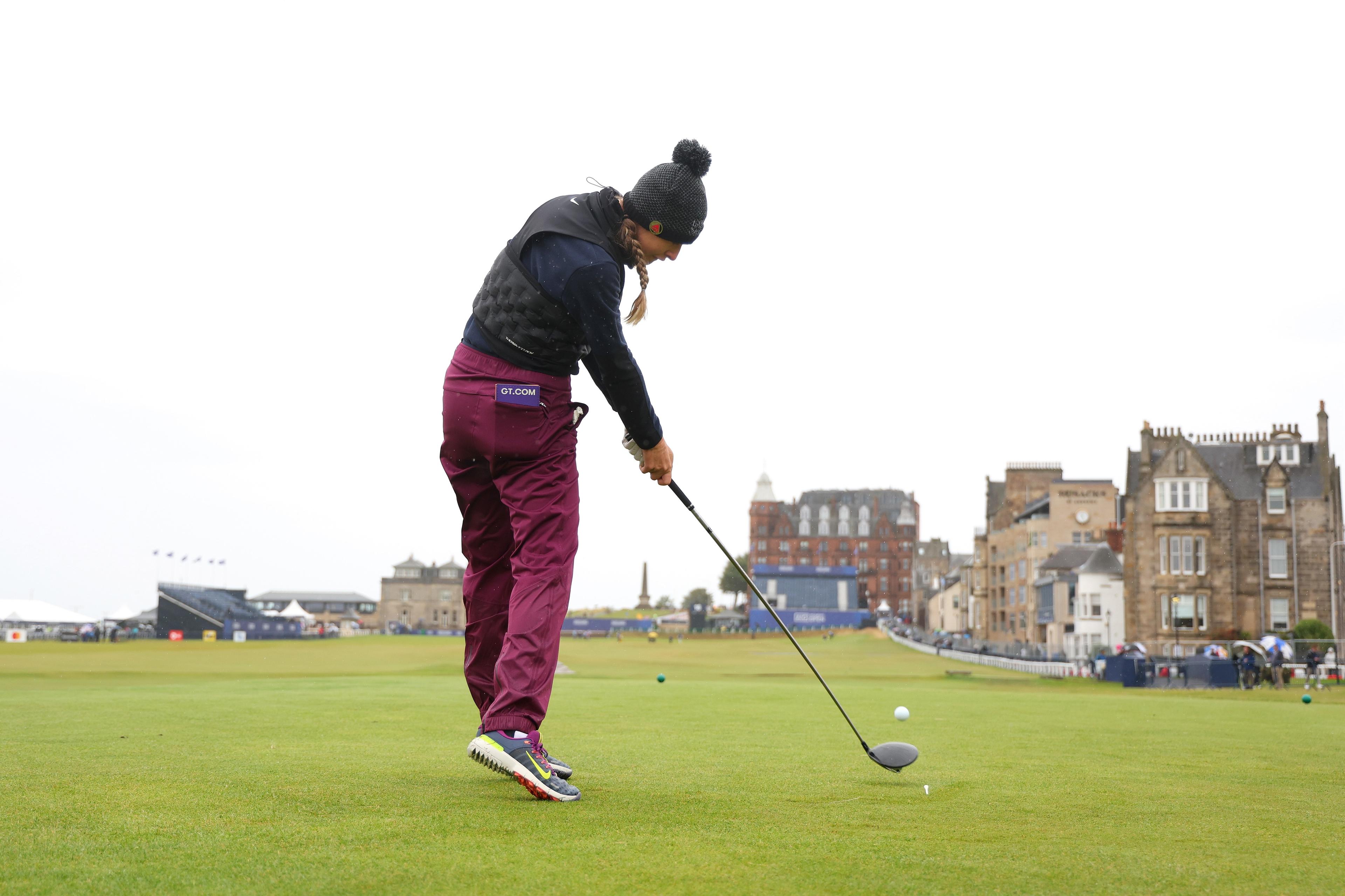 Nelly Korda up Three at St. Andrews Bidding for Seventh Win of Season