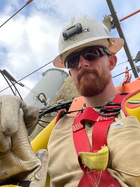 Eversource electrical lineman Billy Lang of New Milford, Conn. (Courtesy Billy Lang)