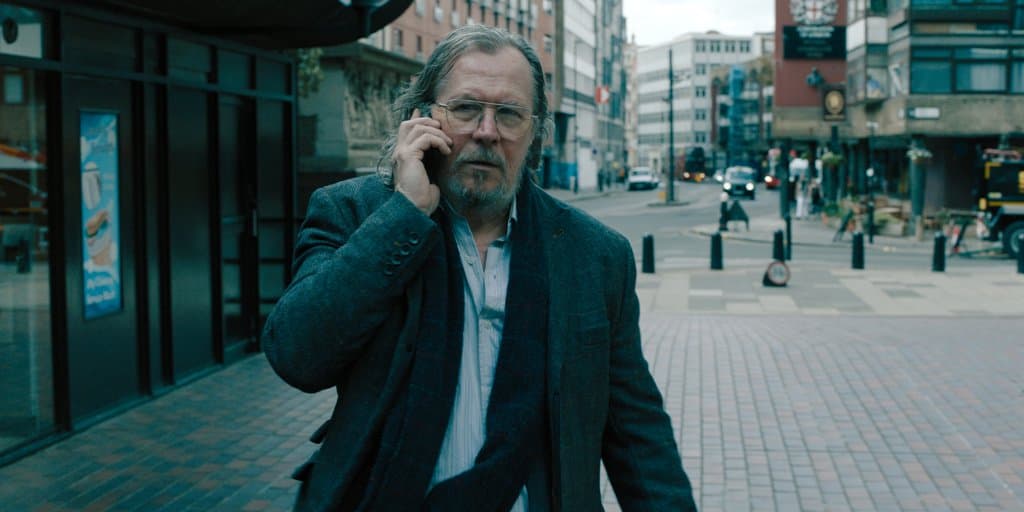 Jackson Lamb (Gary Oldman) leads a team of demoted MI5 agents, in “Slow Horses” Season 4. (See-Saw Films)