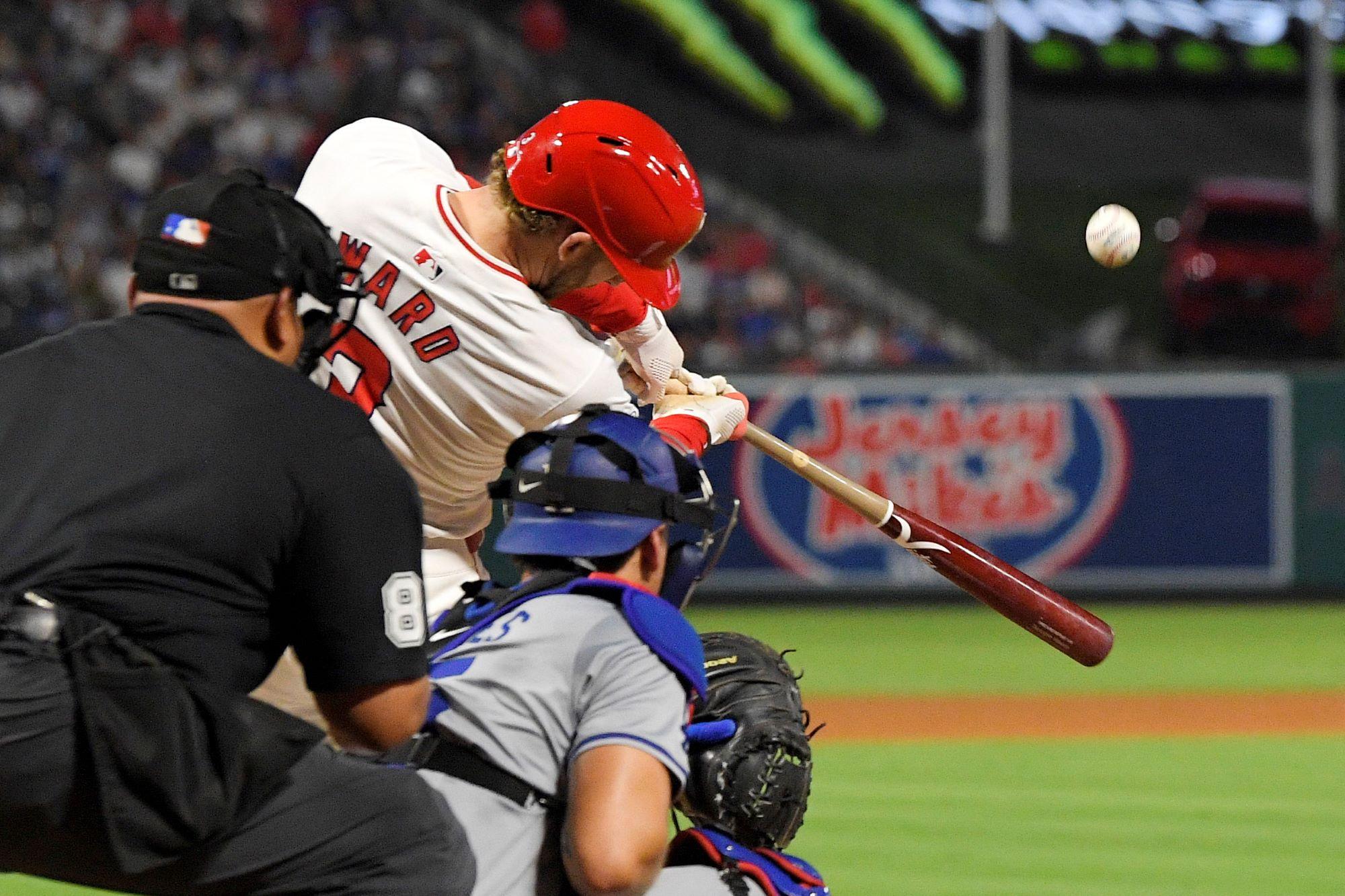 Angels Rock Struggling Miller With Three Home Runs in Rout of Dodgers