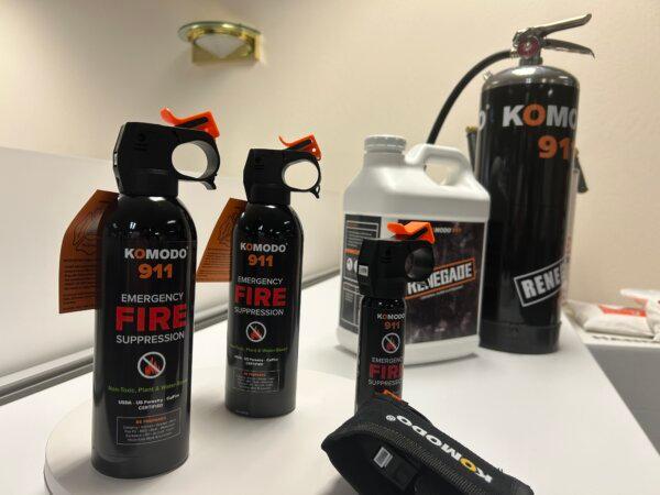 Various Komodo products in Morgan Hill, Calif., on Aug. 29, 2024. (Dylan Morgan/The Epoch Times)