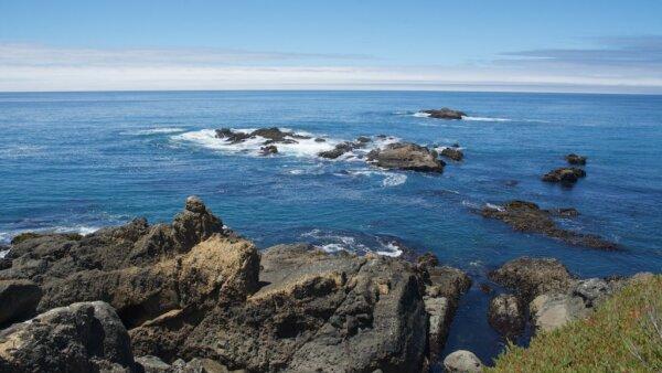 A view of the Pacific Ocean from Pigeon Point on California’s San Mateo coast. (Courtesy of Karen Gough)