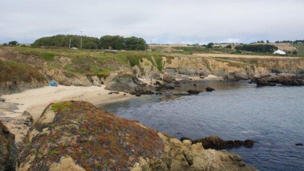 Whaler’s Cove is located next to Pigeon Point on the San Mateo Coast. (Courtesy of Karen Gough)