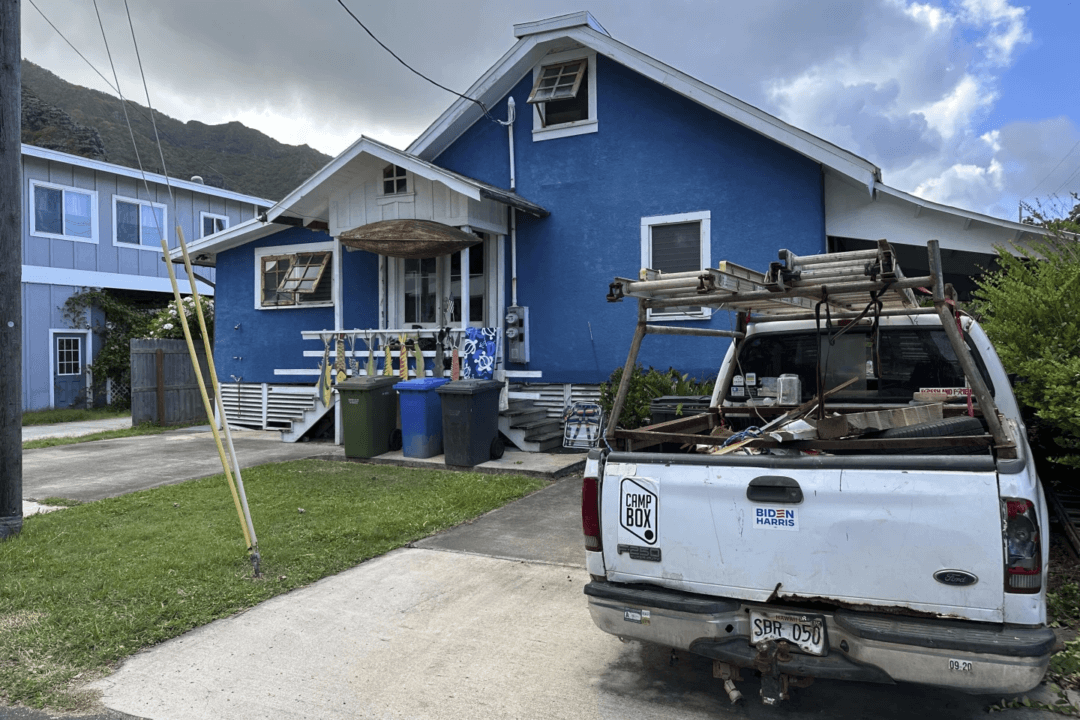 The house of Ryan Routh in Kawa, Hawaii, on Sept. 15, 2024. Routh is in police custody in connection with the alleged second attempted assassination of former President Donald Trump on Sept. 15 in West Palm Beach, Fla. (Audrey McAvoy/AP Photo)