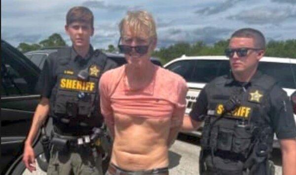 In an image released by the Martin County Sheriff's Office, deputies are seen arresting Ryan Routh on Sept. 15, 2024. (Martin County Sheriff's Office)