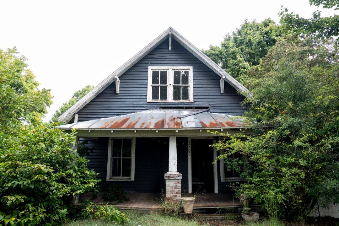 Ryan Routh's abandoned business property in Greensboro, N.C., on Sept. 19, 2024. (Madalina Vasiliu/The Epoch Times)