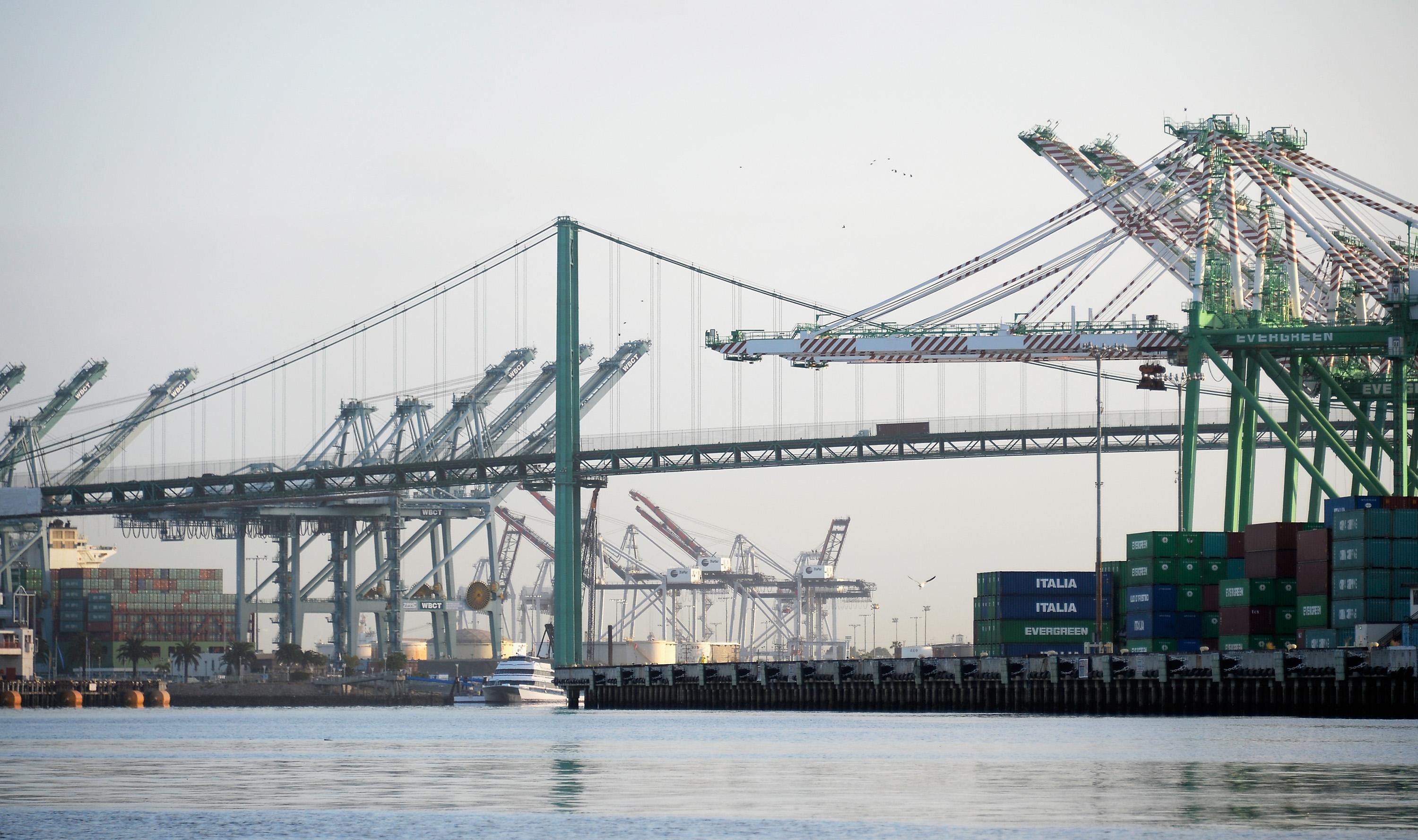 Bridge, Freeway Reopened at Port of Los Angeles After Lithium Battery Fire