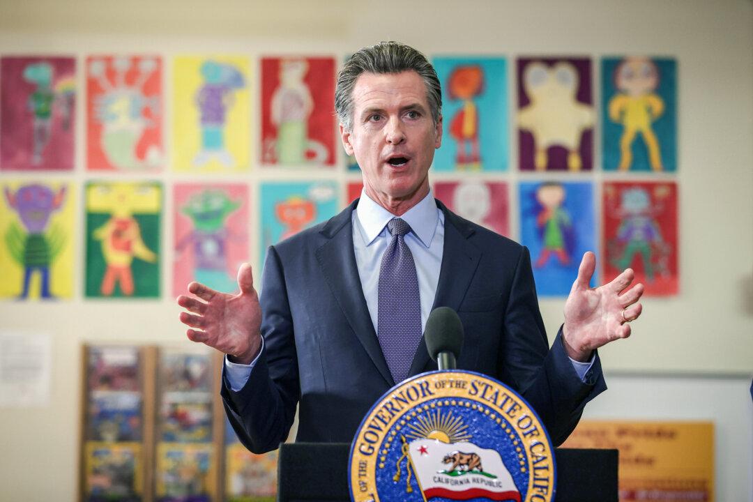 Assembly Bill (AB) 1955, that California Gov. Gavin Newsom signed into law, is set to take effect Jan. 1, 2025, effectively baning “parental notification policies.” (Justin Sullivan/Getty Images)