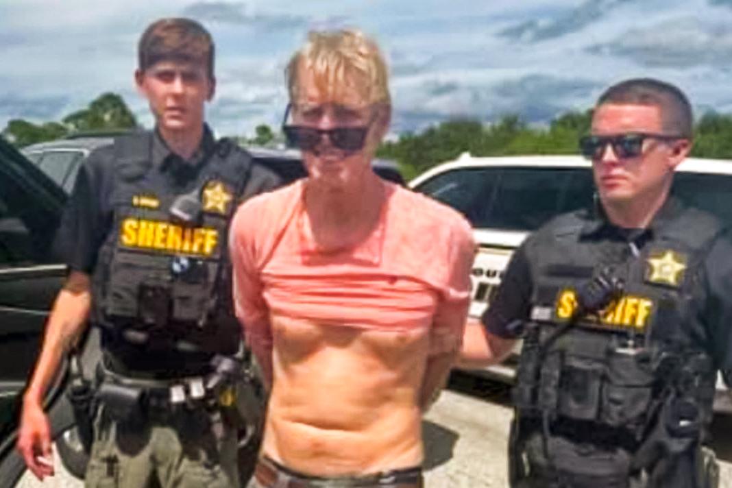 Bodycam footage of the arrest of Ryan Routh made by Florida's Martin County Sheriff's deputies, on Sept. 15, 2024. Routh was initially arrested in relation to two federal firearms charges. (Screenshot via NTD, Martin County Sheriff's Office)