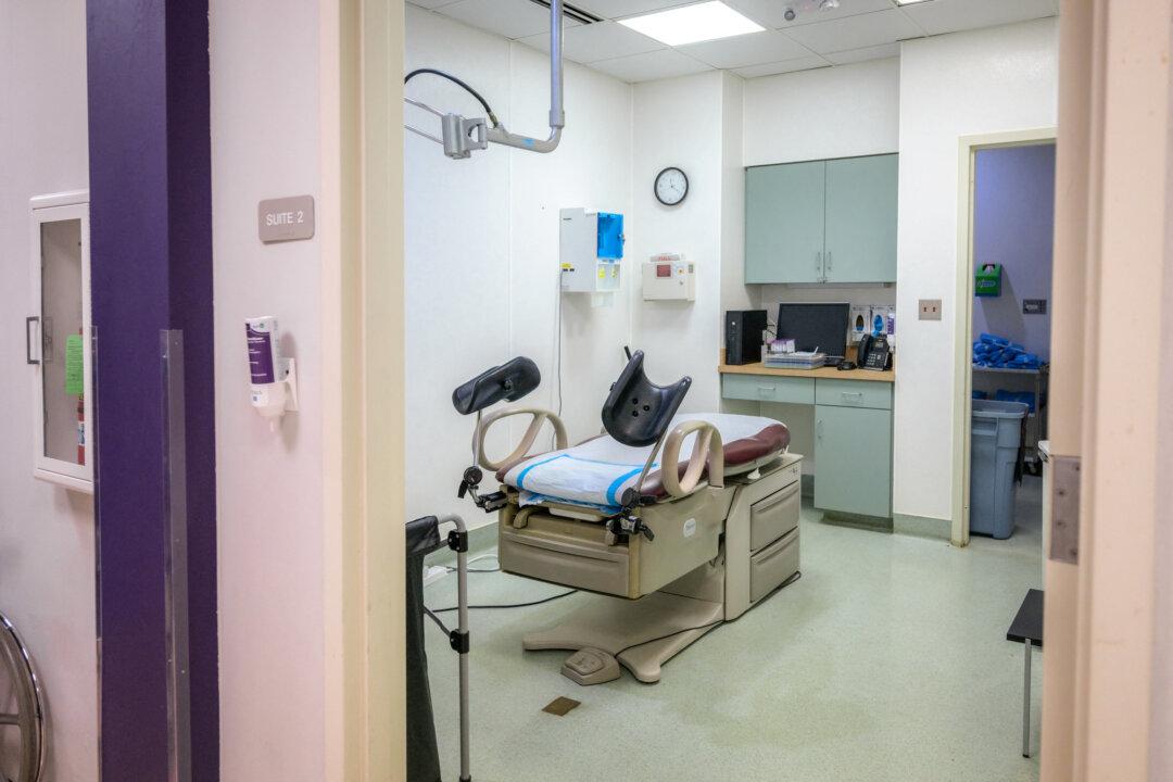 The interior of an exam room inside the Hope Clinic For Women, an abortion clinc, in Granite City, Ill., on June 27, 2022. (Angela Weiss/AFP via Getty Images)