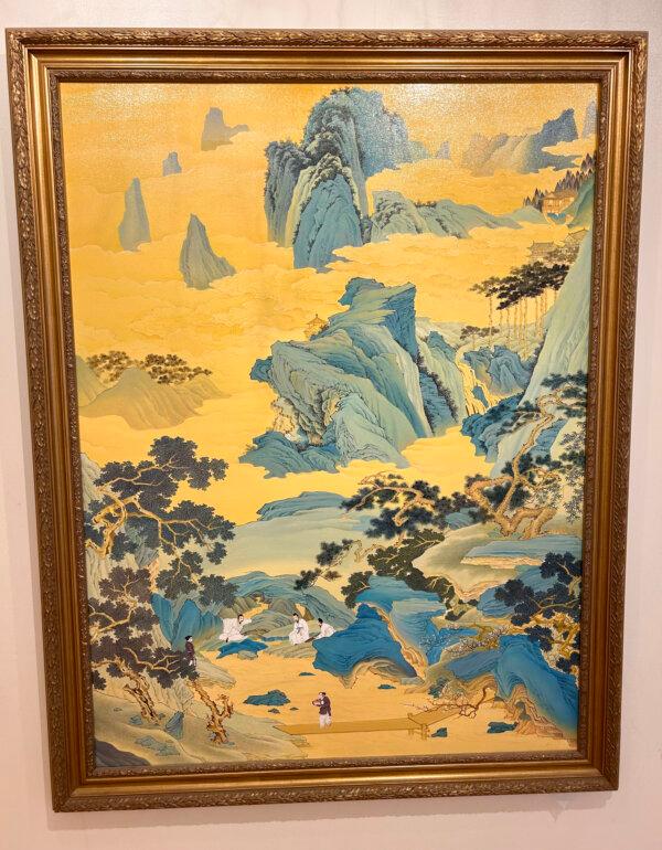 One of Lucy Cui’s Chinese landscape paintings. (The Epoch Times)