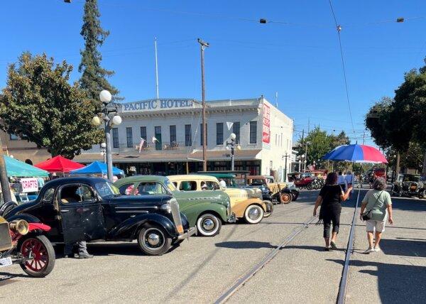 The September 2024 “Cars in the Park” event at History Park, San Jose. (Courtesy of Karen Gough)