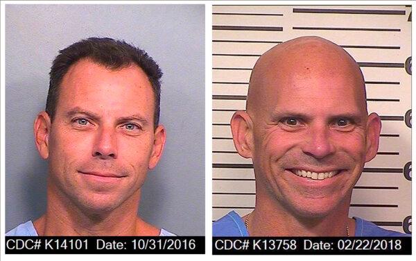 Erik Menendez (L) and Lyle Menendez (R). (California Department of Corrections and Rehabilitation via AP)