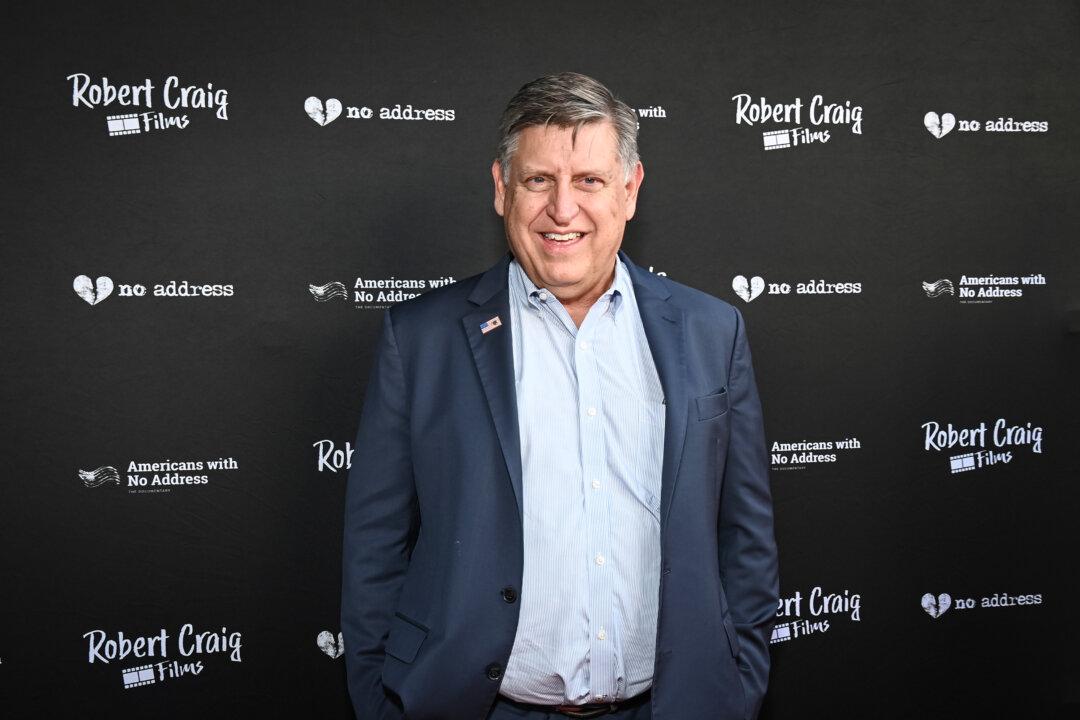 Executive Producer Robert G. Marbut Jr. attends the “Americans With No Address” Red Carpet Premiere at Harmony Gold in Los Angeles on Oct. 3, 2024. (Araya Doheny/Getty Images for Robert Craig Films)