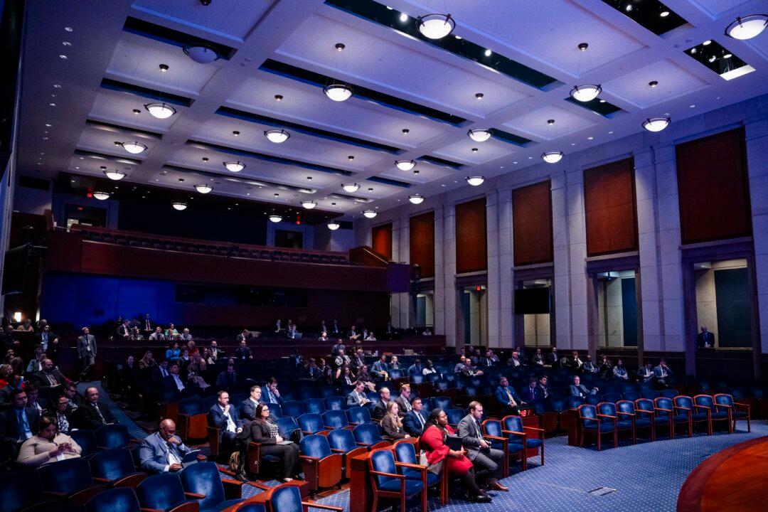 Congressional freshmen of the 119th Congress participate in a new member orientation program on Capitol Hill in Washington on Nov. 14, 2024. (Andrew Harnik/Getty Images)