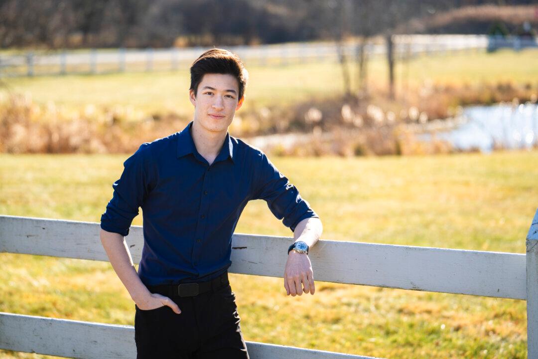 Jesse Browde, principal dancer with Shen Yun Performing Arts, in Middletown, N.Y., on Nov. 19, 2024. (Samira Bouaou/The Epoch Times)