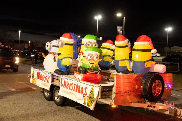 Holiday parade and tree lighting ceremony in the town of Wallkill, N.Y., on Nov. 30, 2024. (Larry Dye/The Epoch Times)