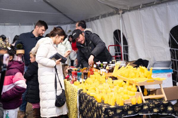 The second annual Christmas Market and Winter Wonderland at New Century in the town of Deerpark, N.Y., on Dec. 7, 2024. (Larry Dye/The Epoch Times)