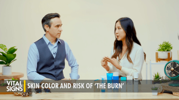 Beauty influencer Felicia Lee and “Vital Signs” host Brendon Fallon cover how to choose sunscreen and sunglasses in “<a href="https://ept.ms/VS_Melanoma" target="_blank" rel="nofollow noopener">Sunlight Vs Depression, Fatigue, and Flu</a>.”