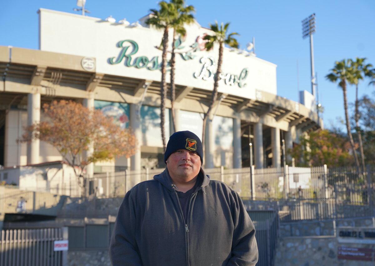 Greg Stenmo, a battalion chief with the Angeles National Forest, in Pasadena, Calif., on Jan. 16, 2024. (Beige Luciano-Adams/The Epoch Times)