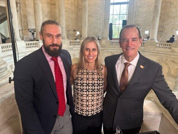 (L–R) Dirk Tomsin, Molly Metz, and Randy Landreneau. (Courtesy of Randy Landreneau)