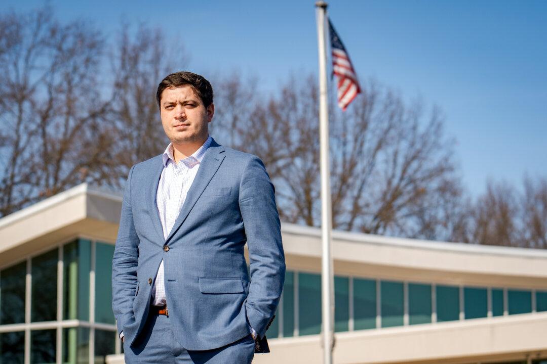 Alexander Sheppard in Columbus, Ohio, on Jan. 28, 2025. (Samira Bouaou/The Epoch Times)