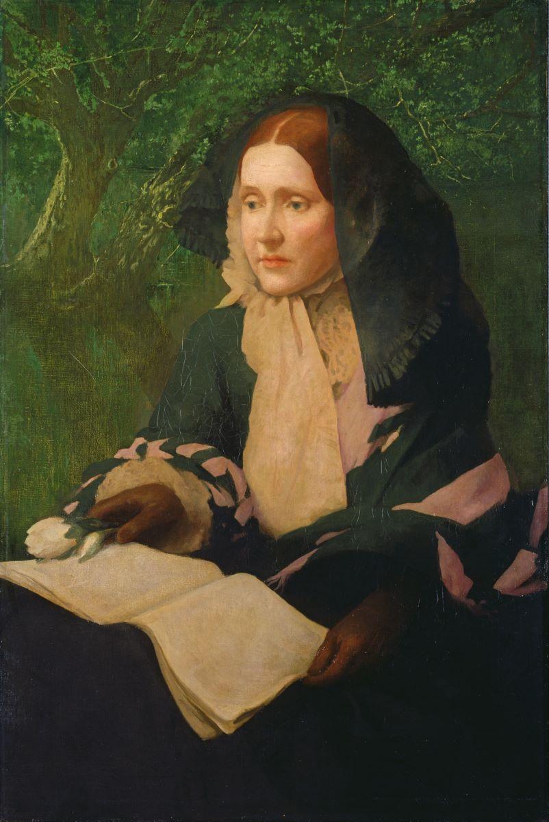 A portrait of Julia Ward Howe, 1925, by John Elliott. (Public Domain)