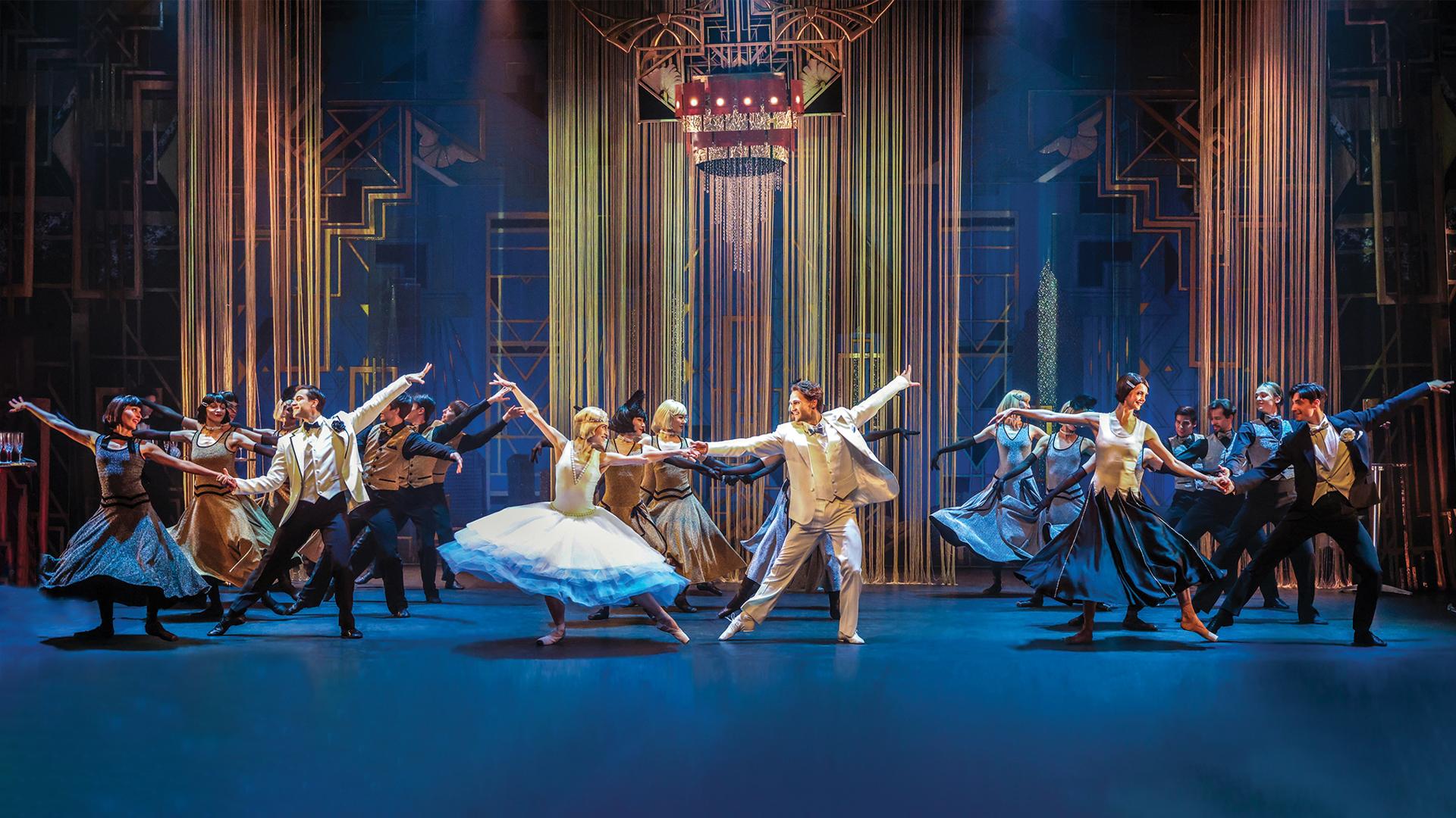 Party scene from "The Great Gatsby" by World Ballet Company. (Courtesy of World Ballet Company)